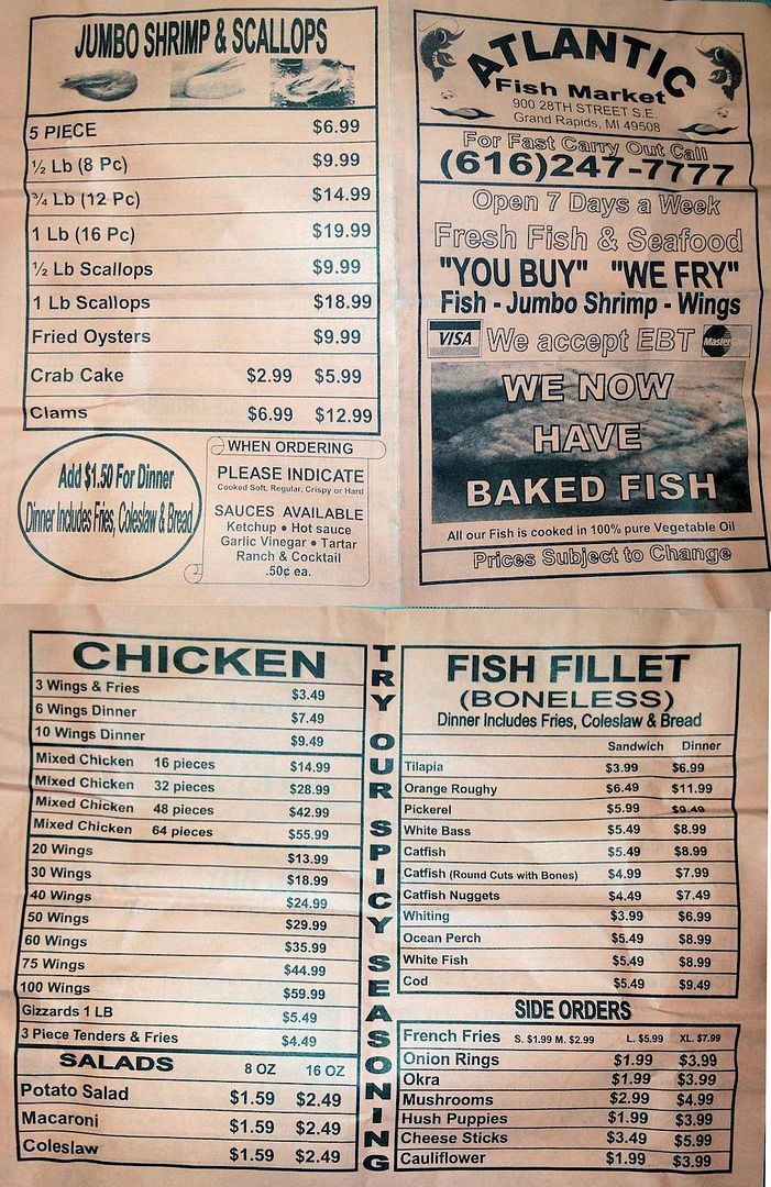 Atlantic Fish ‘n Fry Market SW Michigan Dining